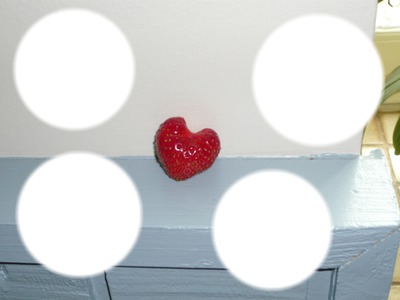 Un amour de fraise Montage photo