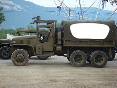 camion militaire Фотомонтаж
