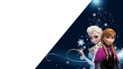 Elsa And Anna Fotomontage
