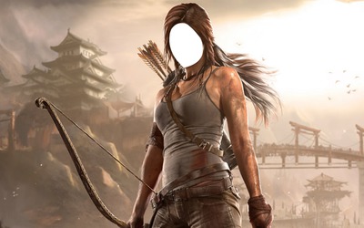 Tomb Raider Fotomontaż