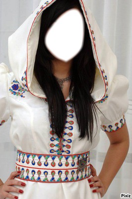 femme kabyle Photo frame effect