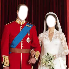 mariage princier Fotomontaż