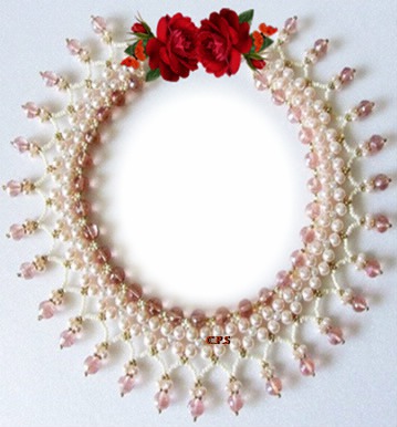 Cc collar de perlas Photo frame effect