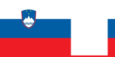 Slovenia flag Fotomontage