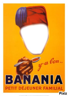 banania dejeuner familial Fotomontāža