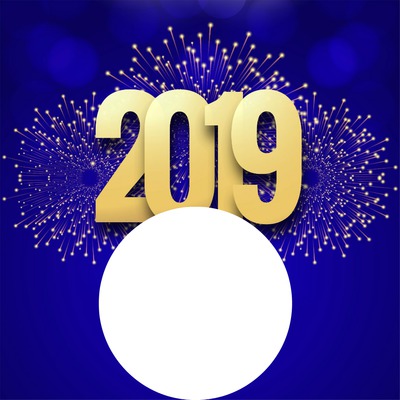 NEW YEAR 2019 Montaje fotografico