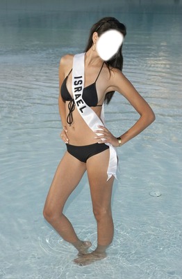Miss Israel Photo frame effect