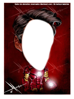 Iron Man Jr Fotomontaggio