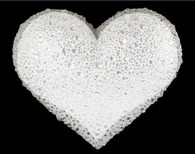 swarovski heart Photomontage