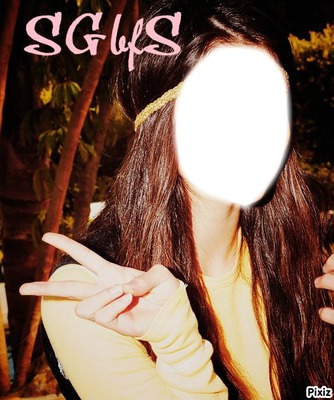 Selena Gomez big fanklub Slovakia Fotomontaż