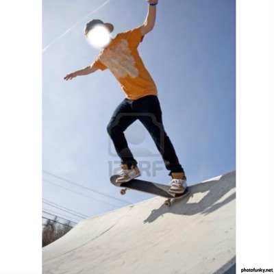 skate Photo frame effect