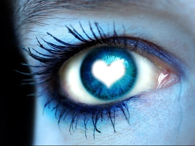 le bleu de tes yeux Fotomontaggio