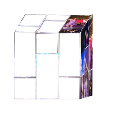 cubo por 10 Fotomontaža