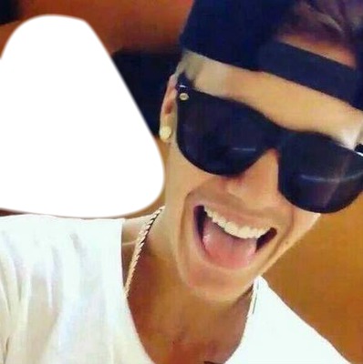 Justin Bieber -Montage Fotomontáž