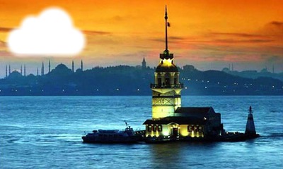 Istanbul - Kiz kulesi Fotomontage