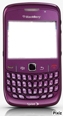Blackberry violet Photo frame effect