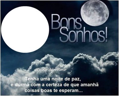 Bons Sonhos!! Fotoğraf editörü