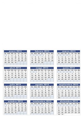 Calendario 2013 Fotoğraf editörü