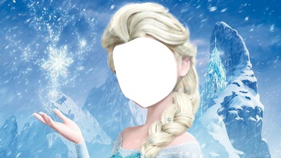 la reine des neige Fotomontáž