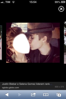 Bieber Love Fotomontage