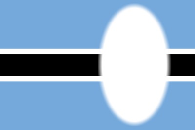 Botswana flag Valokuvamontaasi