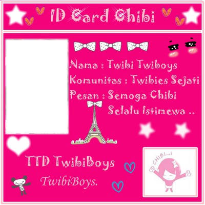 ID Card Cherrybelle ( ChiBi ) Fotomontaż