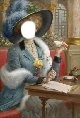 femme 1900 Photomontage