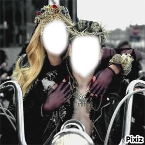 Lady Gaga Judas Fotomontáž