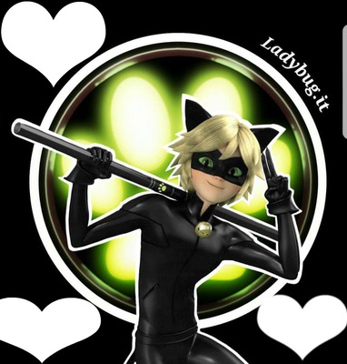 miraculous chat noir フォトモンタージュ