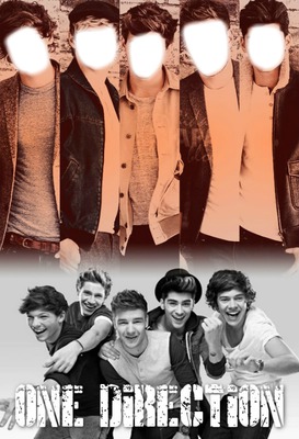 ONE DIRECTION Photo frame effect