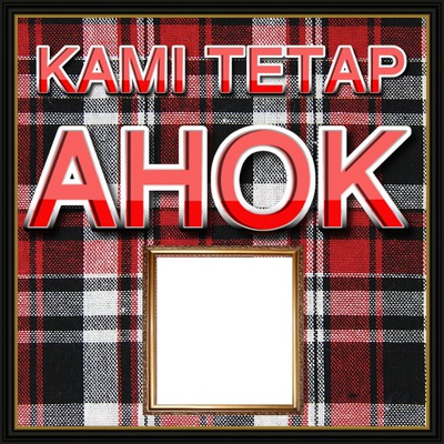 AHOK DJAROT Fotomontáž