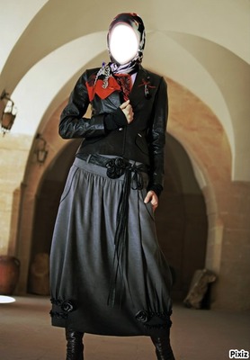 fashion hijab Fotomontaż