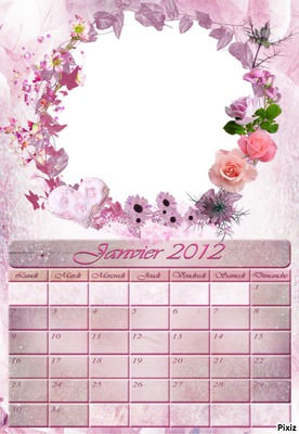 calendrier 2012 Φωτομοντάζ