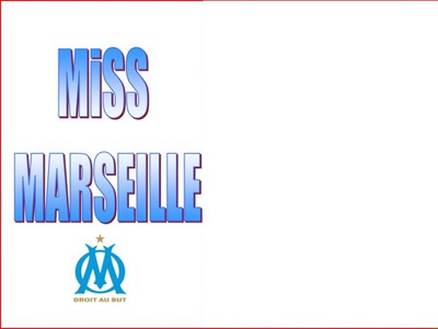 miss marseille Fotomontage