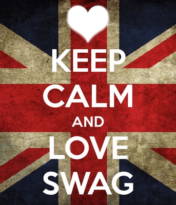 Keep Calm ans Love Swag (Américan)♥. Fotomontažas