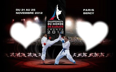 Championnat du monde de karaté 2012 Fotomontáž