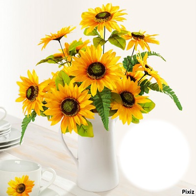 bouquet soleil** Fotomontage
