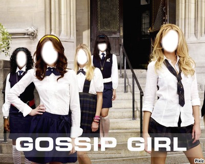 Gossip Girl Фотомонтаж