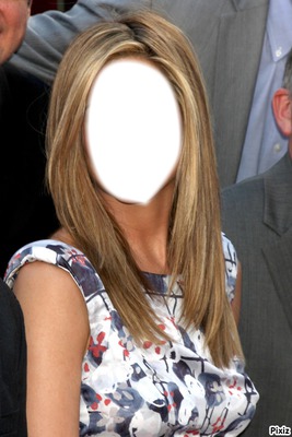 Jennifer Aniston Photo frame effect