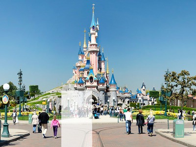 Disney Land Fotomontaža
