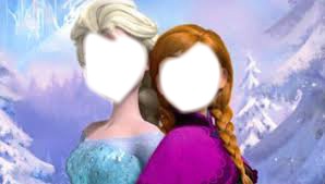Elsa y anna Fotomontage