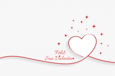 Feliz San Valentín, portada, 1 foto Фотомонтаж