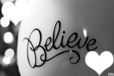 Justin Bieber Believe Fotomontáž