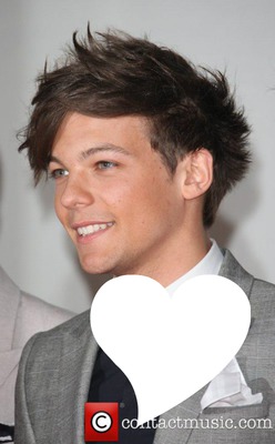 coração de Louis - One Direction Fotomontasje