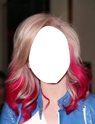 perry hair color Fotómontázs