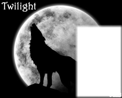 Twilight loup Photomontage