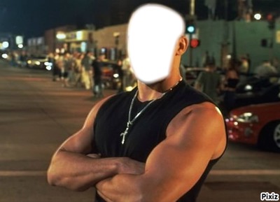 Vin Diesel (Fast and Furious 1) Fotomontagem