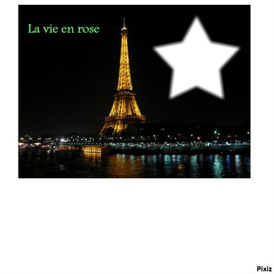 paris la vie en rose Fotoğraf editörü
