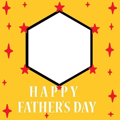 Happy Father´s day. Photo frame effect