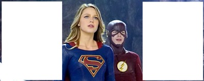 kara zorel alias supergirl barry alen alias flash Photomontage